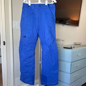 The North Face Bright Blue Ski Pants